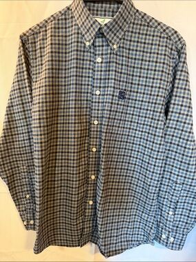 Properly Tied Classic Flannel Men's Blue Plaid Button-Down Shirt